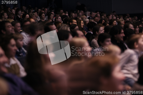 Image of Audience applauding, during a spectacular event