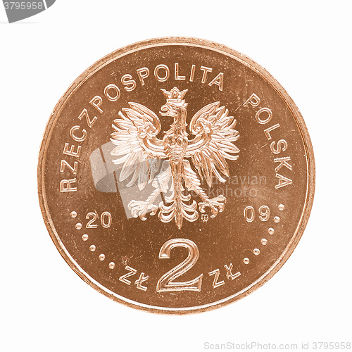 Image of  Polish coin front vintage
