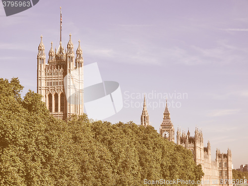 Image of Houses of Parliament vintage