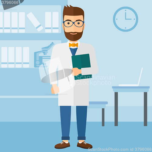 Image of Doctor in medical office.