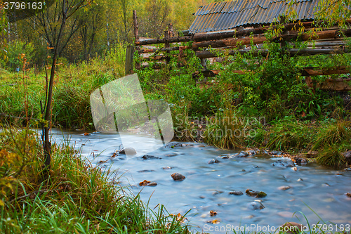 Image of Autumn at mountain village.