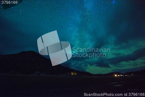 Image of Night stars sky