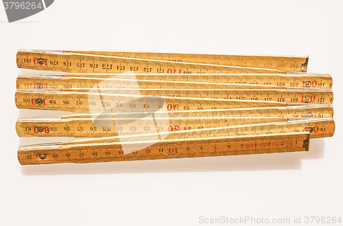 Image of  Imperial and metric ruler vintage
