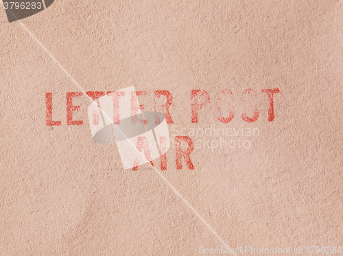 Image of  Letter post air vintage