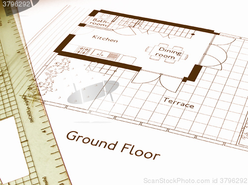 Image of  Technical drawing vintage