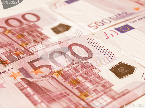 Image of  Euro note vintage