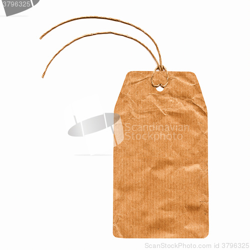 Image of  Tag label vintage