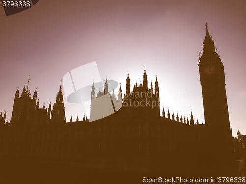 Image of Houses of Parliament vintage