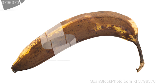Image of Over ripe banana, isolated