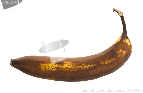 Image of Over ripe banana, isolated