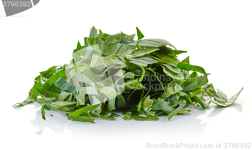 Image of chopped parsley leaves