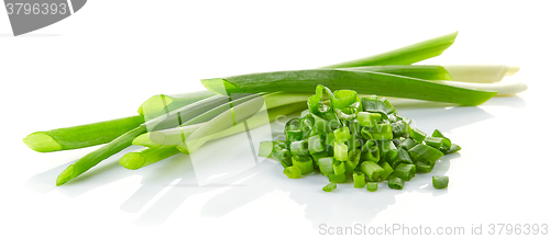 Image of chopped spring onions