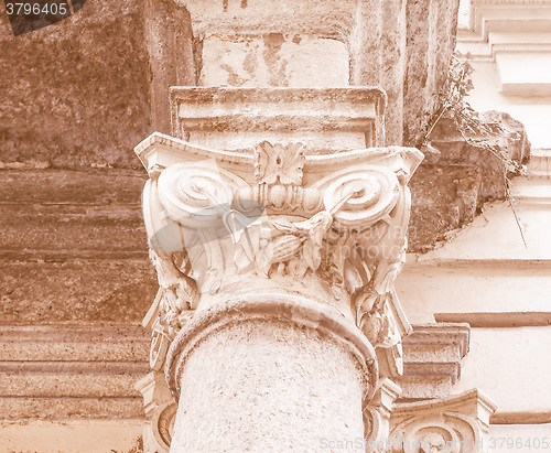 Image of  Ionic capital vintage