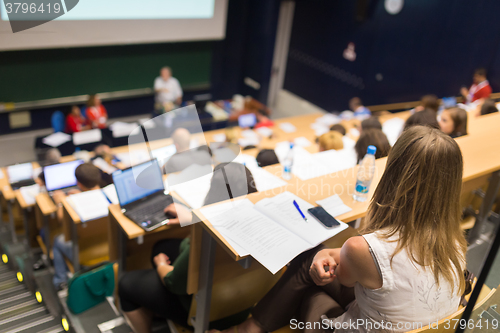 Image of Audience in the lecture hall.