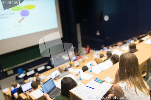 Image of Audience in the lecture hall.