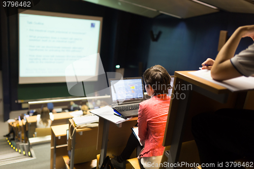 Image of Audience in the lecture hall.