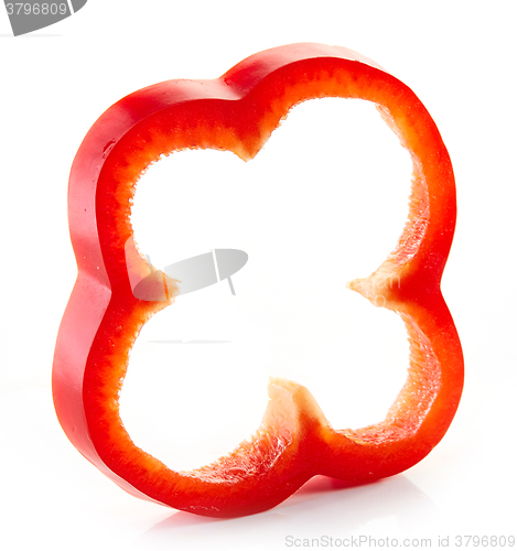 Image of red paprika slice