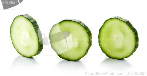 Image of fresh cucumber slices