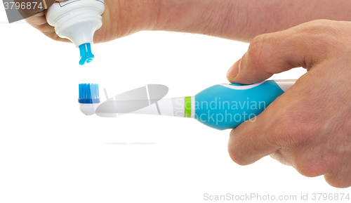 Image of Electric toothbrush isolated