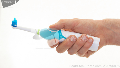 Image of Electric toothbrush isolated