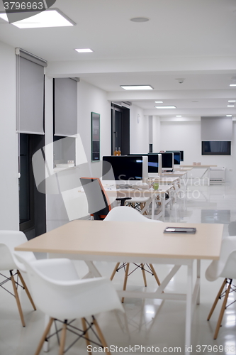 Image of empty  startup office interior