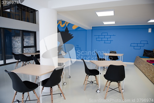 Image of startup business office interior