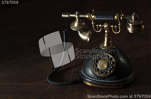 Image of Old vintage rotary phone