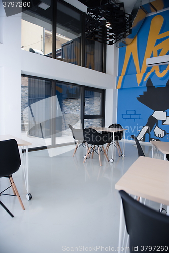 Image of startup business office interior