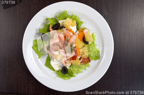 Image of Prawn salad.