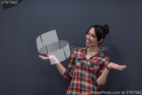 Image of portrait of young woman