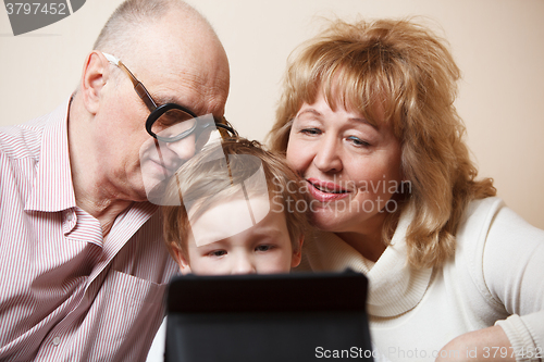 Image of Family time with touchpad