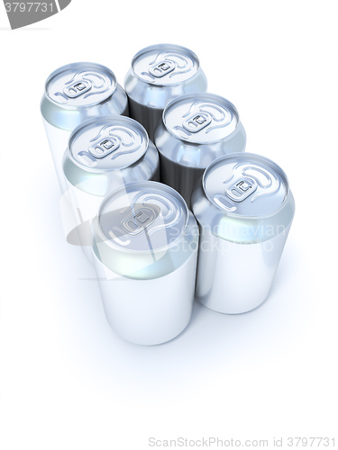 Image of soda cans six pack