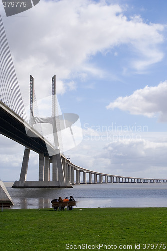 Image of People under the bridge