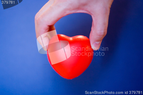 Image of Heart in blue