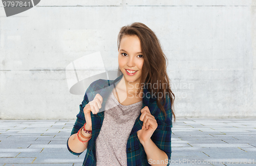 Image of happy smiling pretty teenage girl