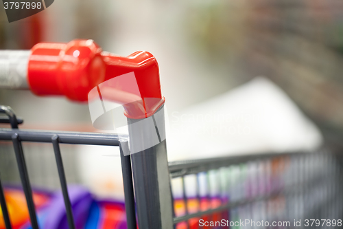 Image of Shopping cart with goods