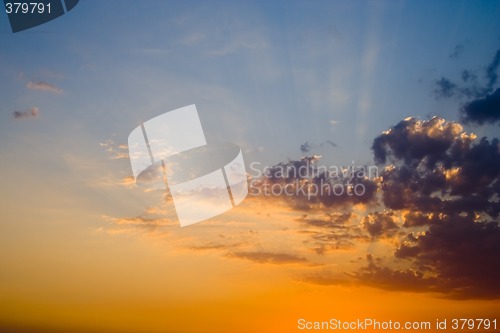 Image of Beautiful sunset