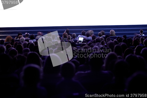 Image of People watching cinema