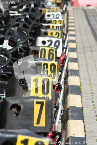 Image of Aligned karts 1