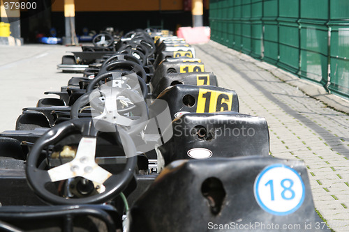 Image of Aligned karts 2