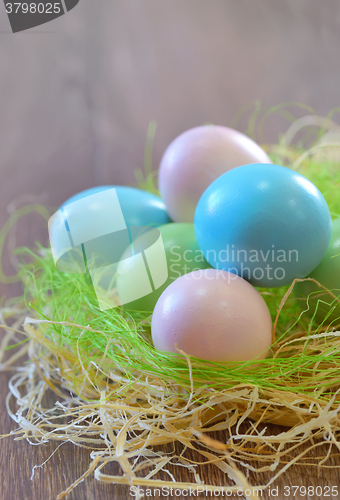 Image of Decoration with easter eggs