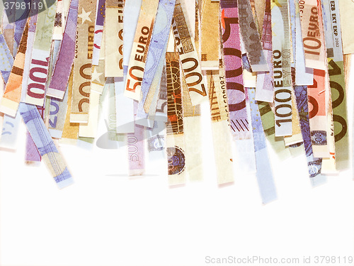 Image of  Euro note vintage