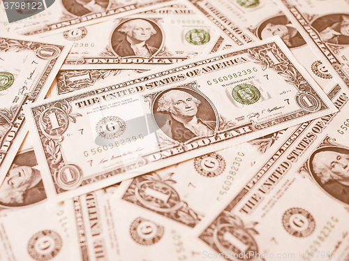 Image of  Dollar notes 1 Dollar vintage