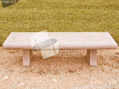 Image of  Bench picture vintage