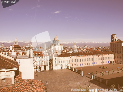 Image of Piazza Castello, Turin vintage