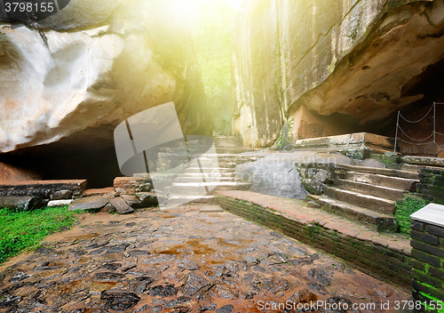 Image of Stairs and rocks