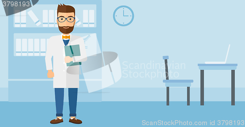 Image of Doctor in medical office.