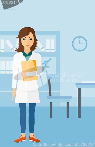 Image of Doctor in medical office.