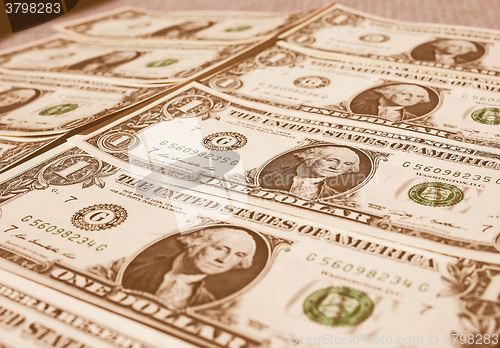 Image of  Dollar notes 1 Dollar vintage