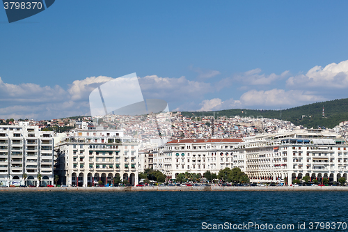 Image of Panorama of coastal city